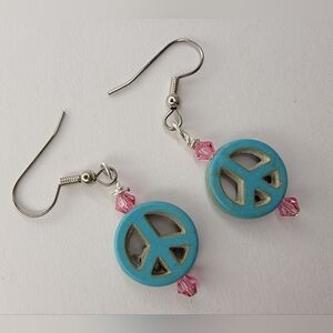 Peace Sign Earrings
